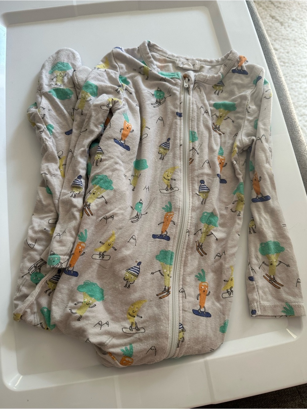 Angel Dear Footed Zippy Pajamas